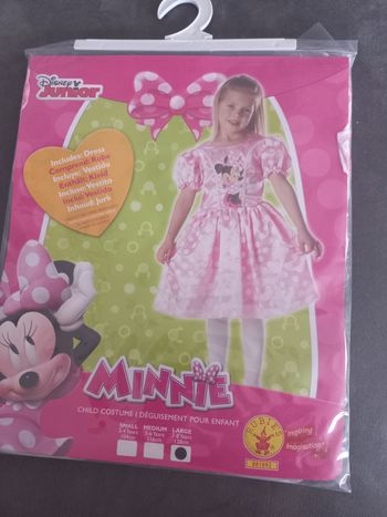 Robe déguisement minnie disney 7/8 ans