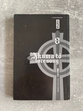 Manga Akuma to love song, tome 8 sans jaquette en français.