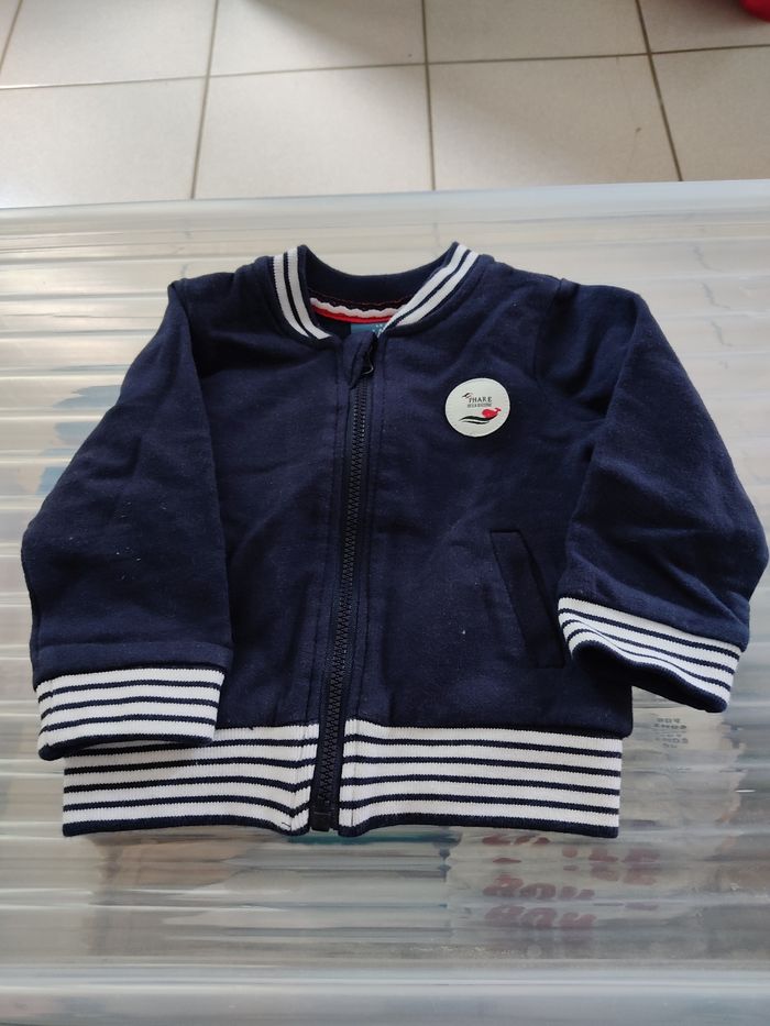 Veste zippée 3 mois