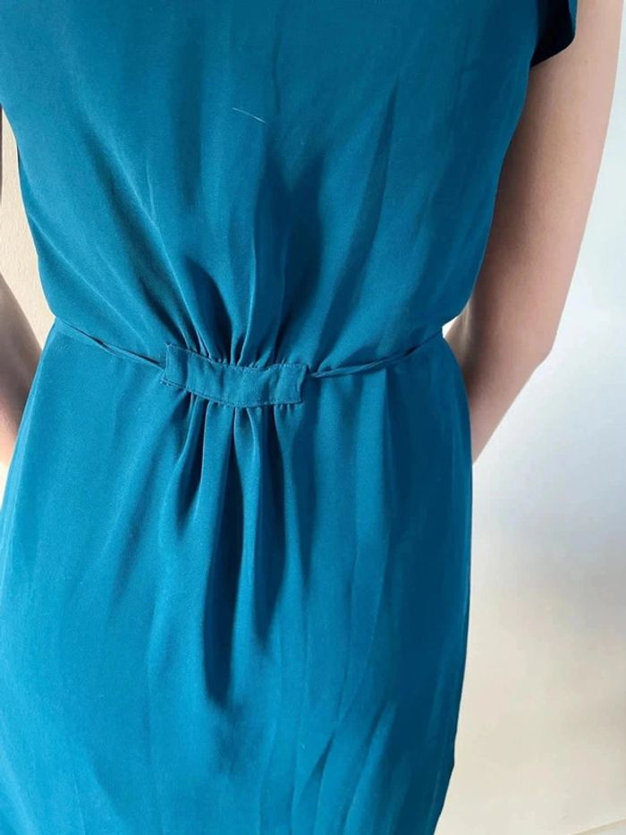 Superbe robe bleu canard - photo numéro 6