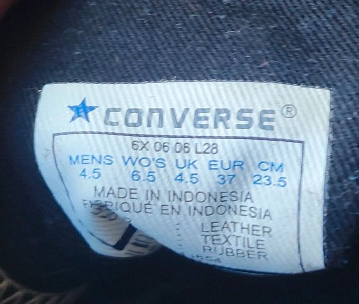 Converse noir taille 37 - photo numéro 5