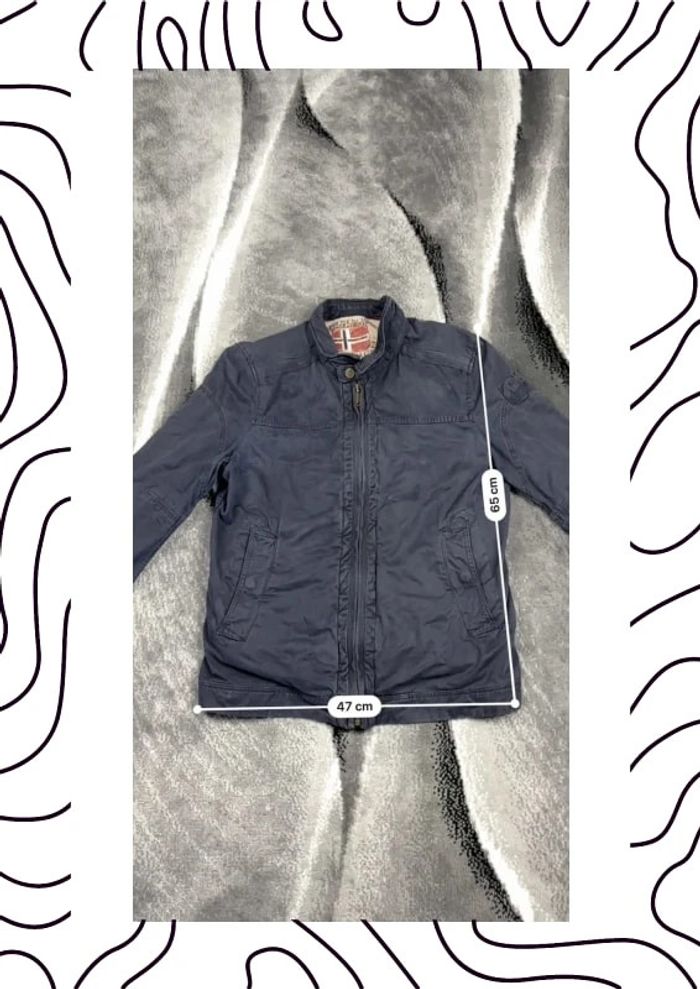 Veste bleu marine napapijri - taille M - photo numéro 10