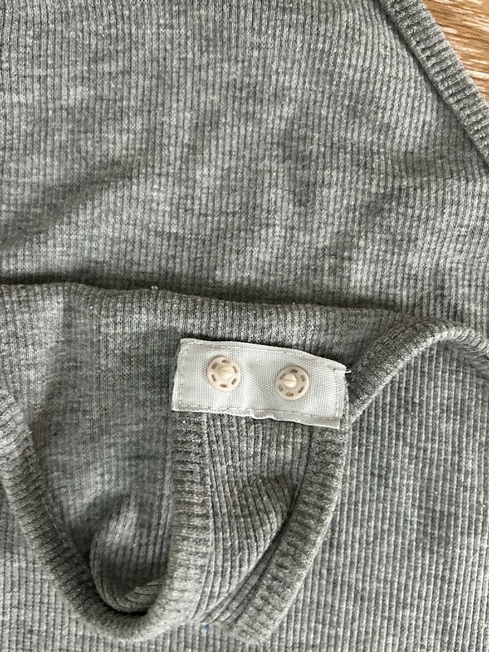 Bodie sans manches  une pièce gris souris taille 8 36 - photo numéro 4