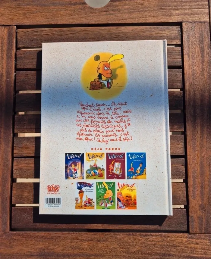 BD Titeuf  Tome 8  "Lâchez-moi le slip !" Zep - photo numéro 2