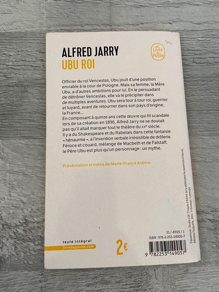 Livre Ubu Roi - photo numéro 2