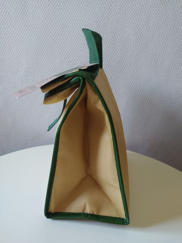 Lunch bag glacière sac isotherme Mc Donald's 6L beige vert neuf - photo numéro 2
