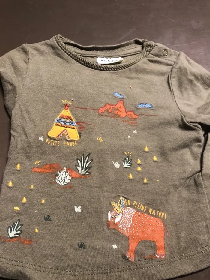 T shirt tape à l œil 3 mois