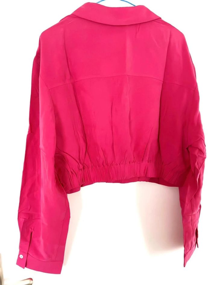 Blouse crop rose Mango - photo numéro 2