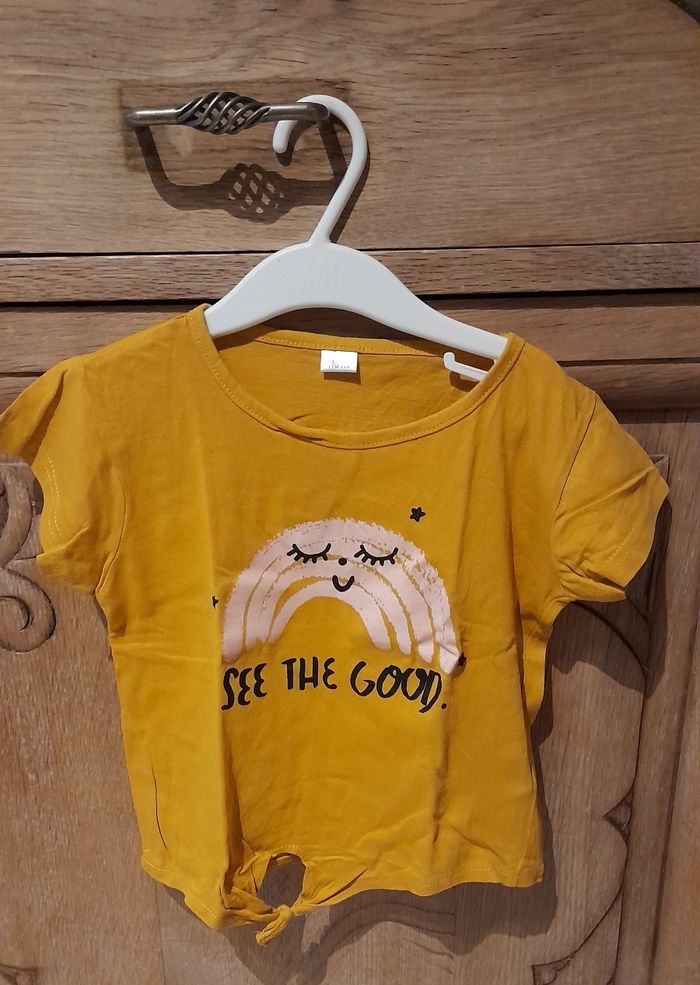 Lot de 4 t-shirts fille 110-116 - photo numéro 3