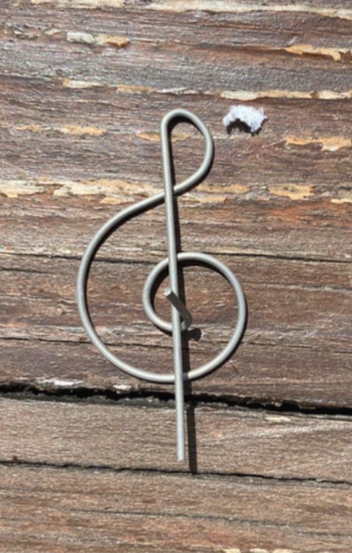 Instrument de musique banjo en étain signé Baches des étains du prince - photo numéro 6