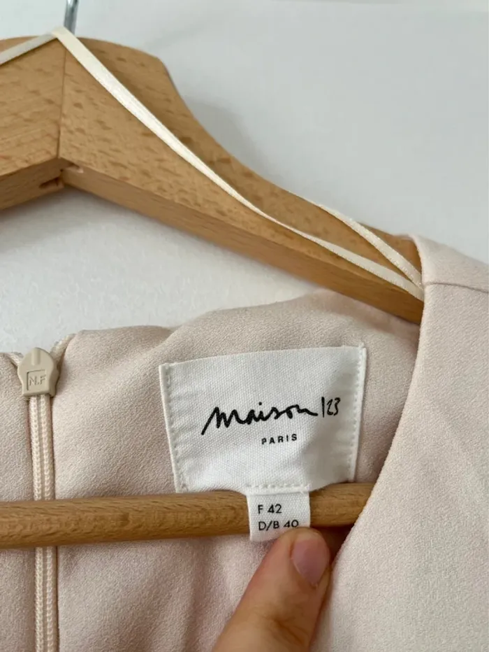 Robe crème Maison 123 taille 42 - photo numéro 3