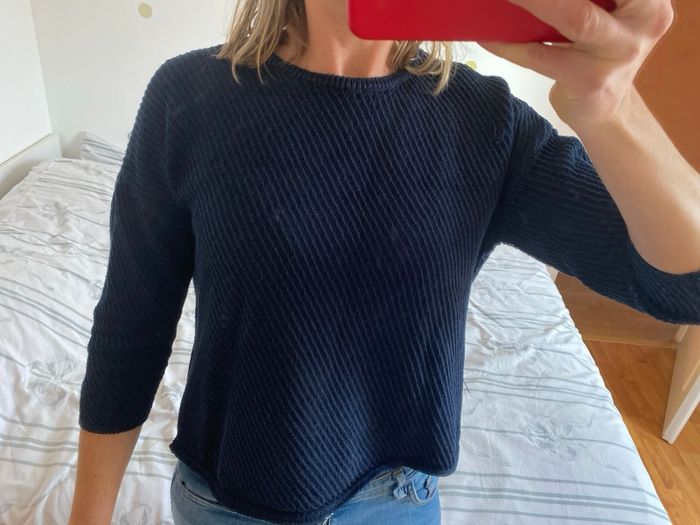 Pull bleu marine