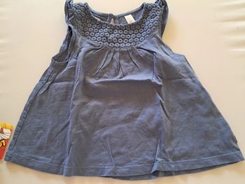 tee shirt débardeur fille 2 ans obaibi