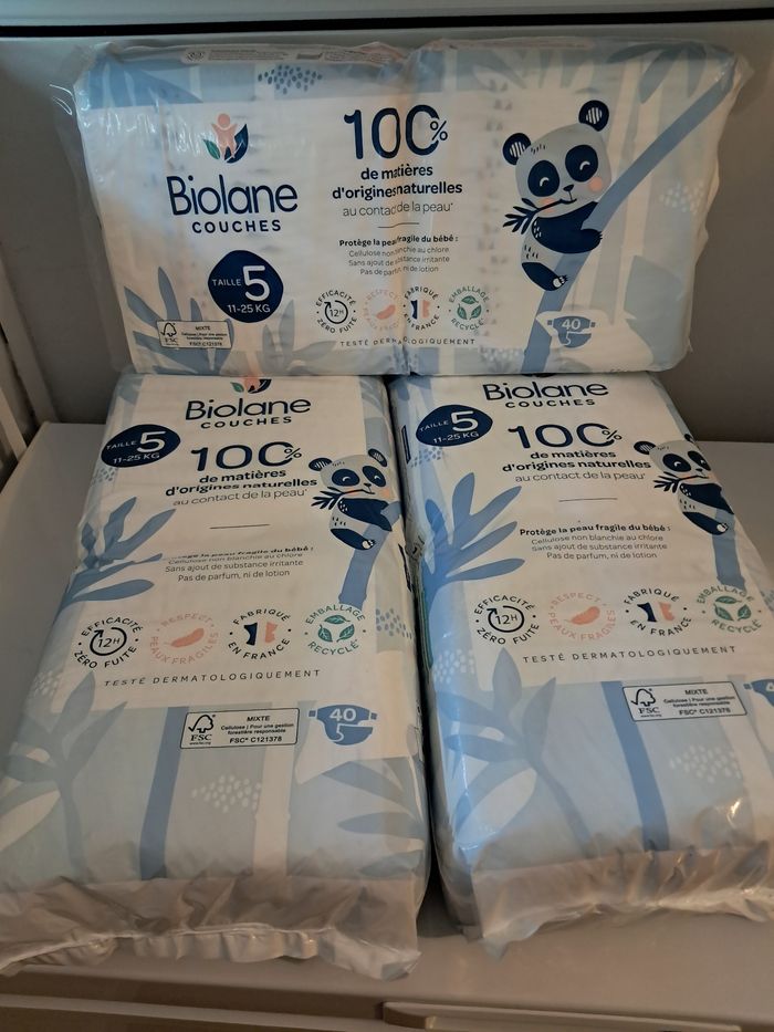 Couche biolane taille 5