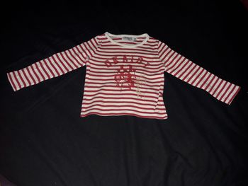 Tshirt rayé Okaidi 9mois TBE