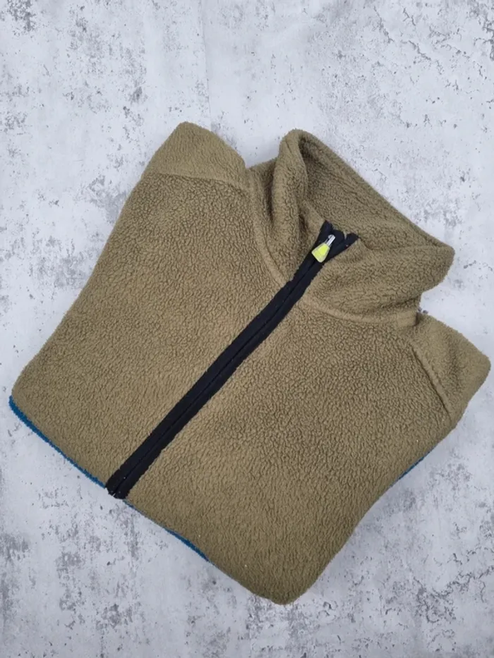 Veste polaire McKinley bicolore bleu et kaki – Taille 12 ans Garçon (mesures en photos)