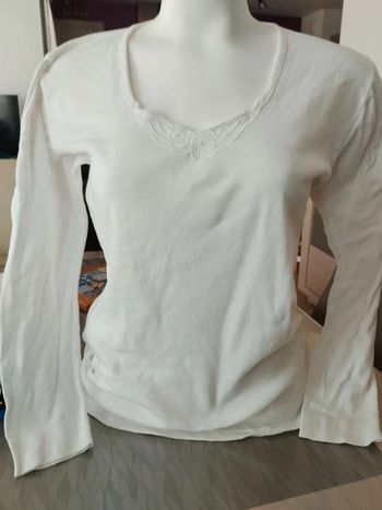 Tee shirt manches longues coton taille 46 48