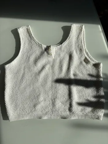 Débardeur court en maille