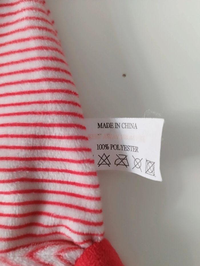 Doudou Zèbre rouge - photo numéro 5