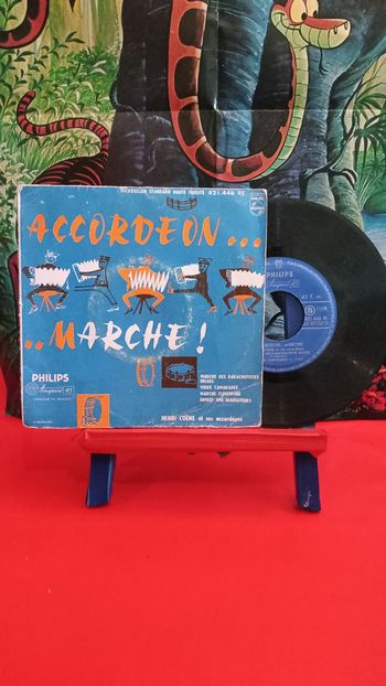 Henri Coène, 45 tours, accordéon, marche !