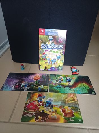 Jeu switch Les Schtroumpfs mission Malfeuille TB état