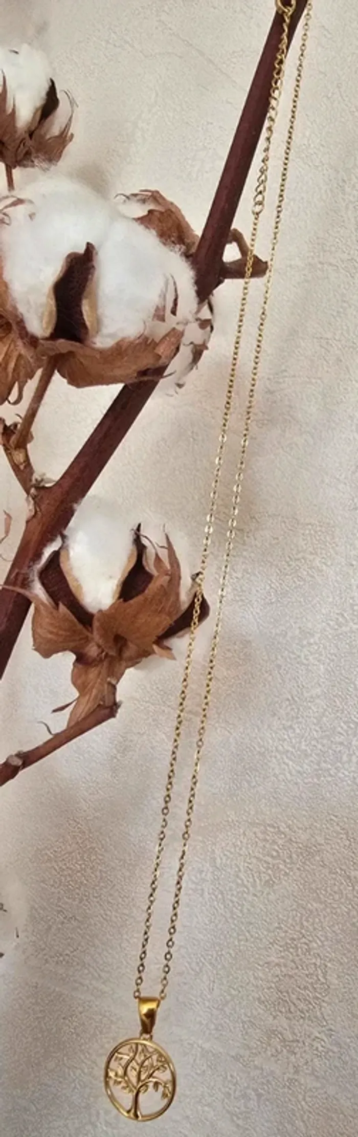 Collier arbre de vie acier - photo numéro 6