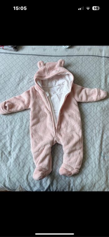 Combinaison hiver fille 3 mois