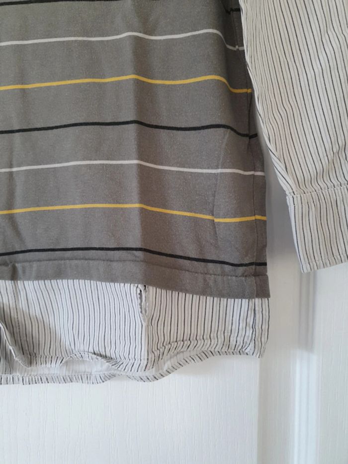 T-shirt chemise garçon okaidi 8 ans lc4 - photo numéro 3