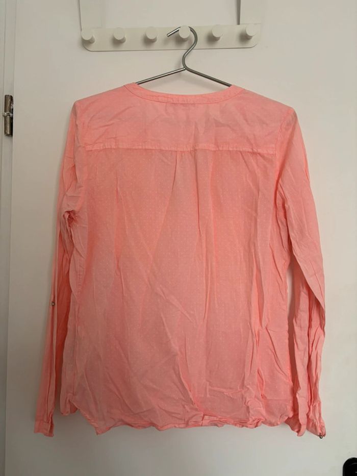 Blouse rose à pois 40 - photo numéro 4