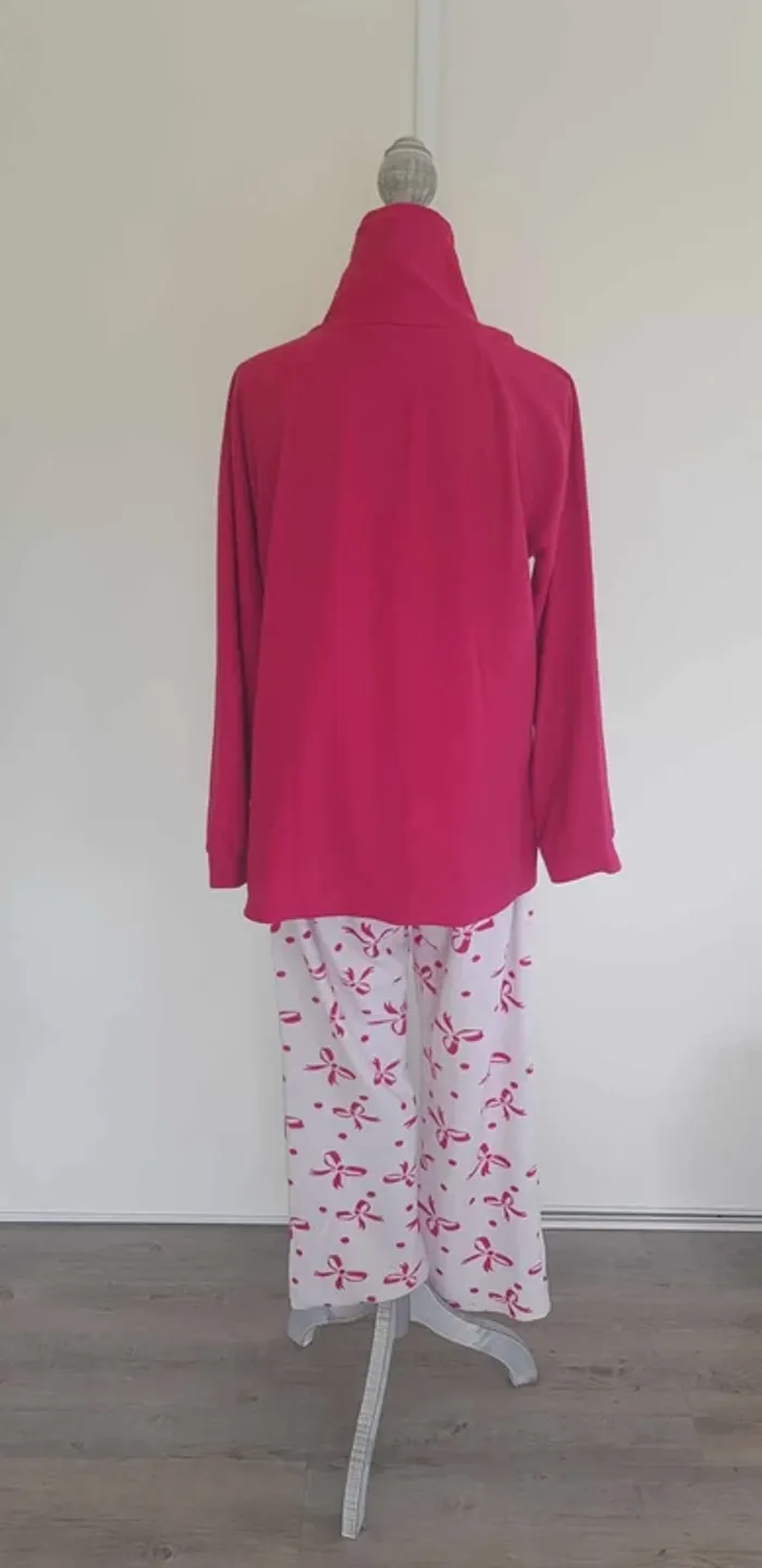 Pyjama 2 pièce polaire chaud d'hiver / pilou - photo numéro 4