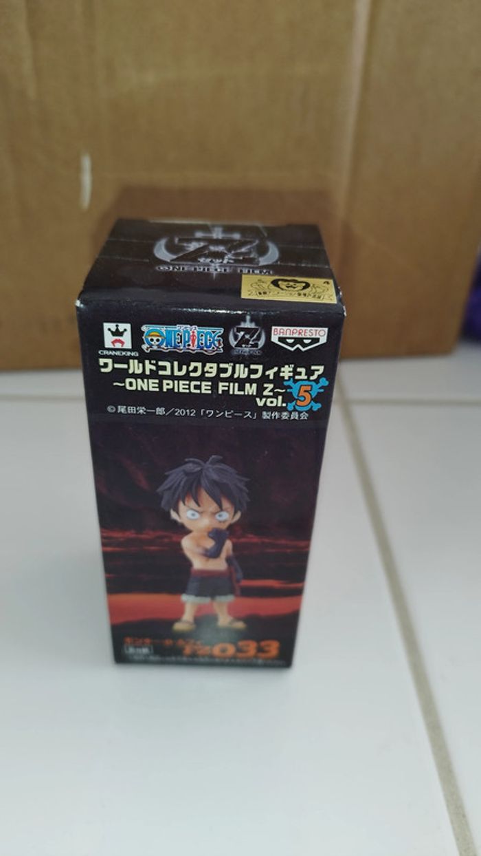Figurine One Piece WCF Mugiawara Luffy Film Z vol 5 World Collectable Figure