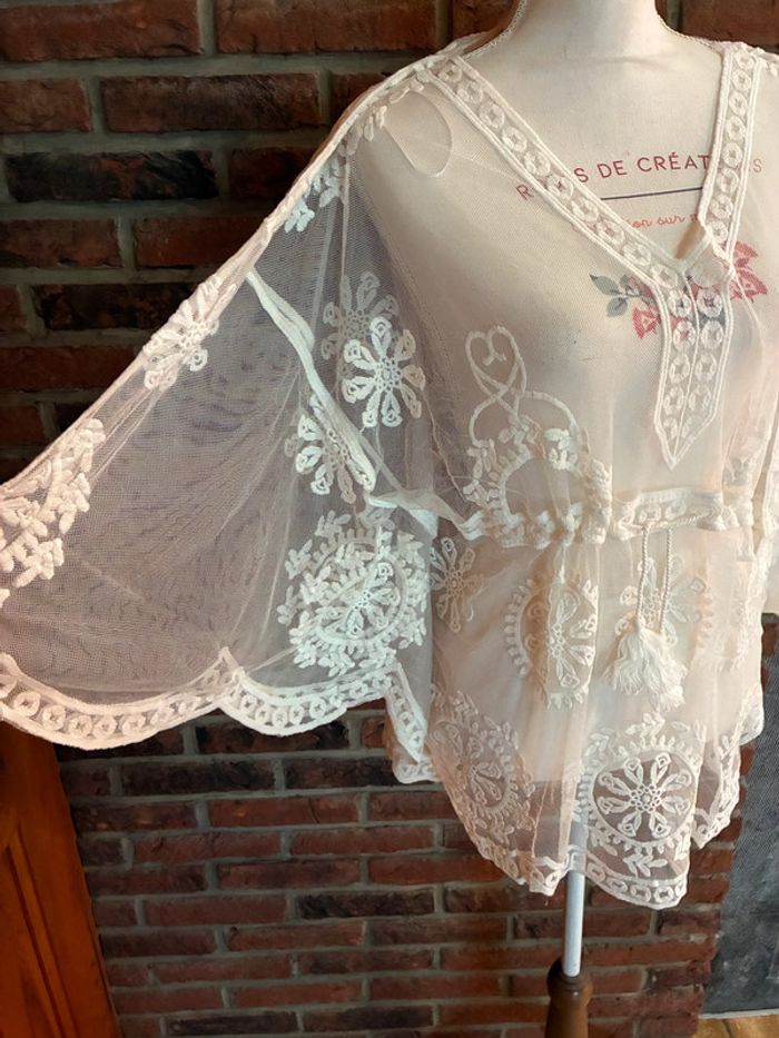 Tunique de plage dentelle - Etam n e u v e - photo numéro 2