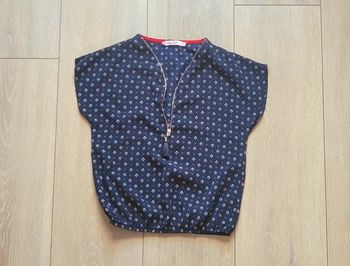 Blouse bleu marine. Fille 6 ans. Marque Gémo