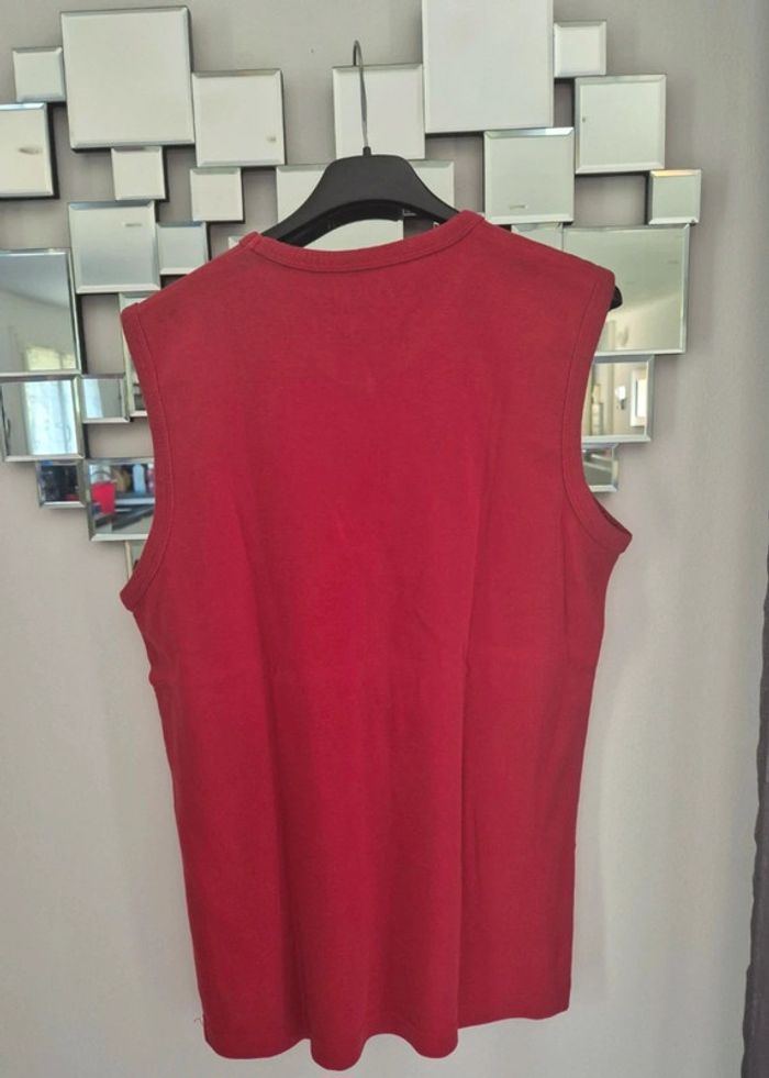 Débardeur homme rouge taille M - photo numéro 2