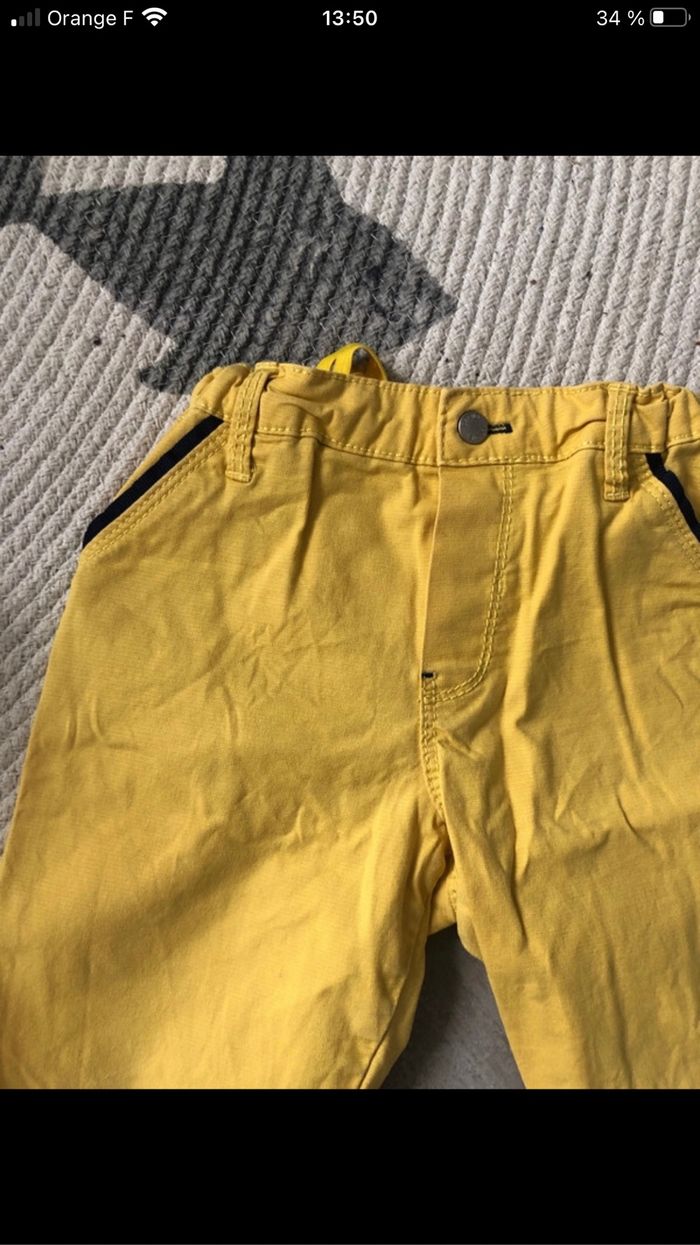Short jaune obaibi - photo numéro 2