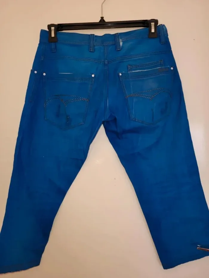 Pantacourt homme Bleu marine Tendance - photo numéro 2