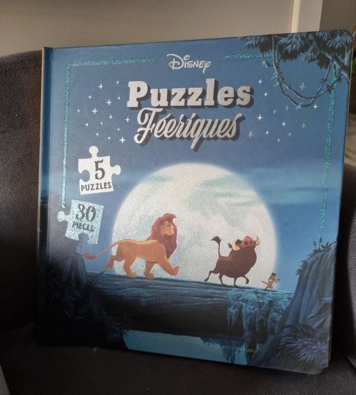 5 puzzles disney