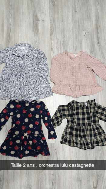 Lot vêtements fille 2 ans
