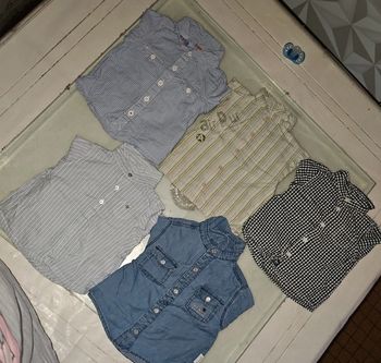 Lot 5 chemises bébé garçon