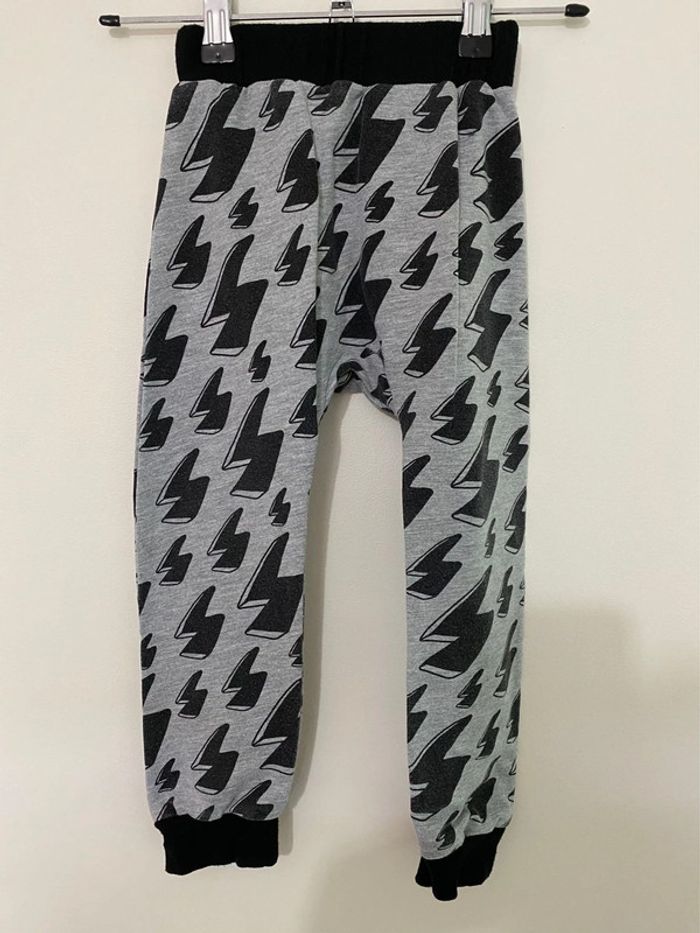 Pantalon fin gris et noir Deno Kids 3 ans