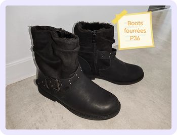 Bottines fourrées p36