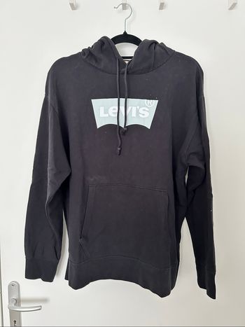 Sweat noir molletonné à capuche levi’s L