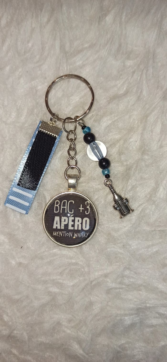 Porte clé humour apéro