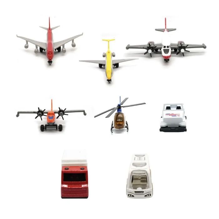 Set Aéroport Jumbo Speed Track, avec lumières et sons, Multicolore - photo numéro 9