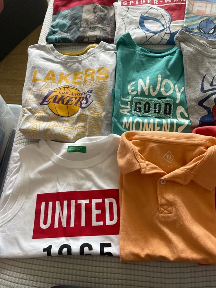 Lot t-shirt 4-5 ans 110 cms - photo numéro 2