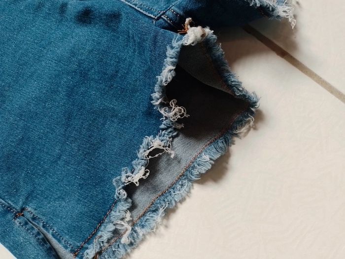 Short femme simili jeans - photo numéro 11