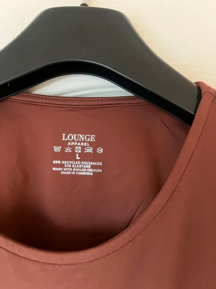 top lounge underwear marron - photo numéro 4