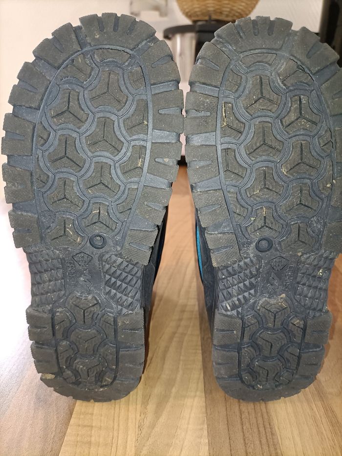 Bottes de neige ski bleu et gris Quechua 34-35 - photo numéro 7