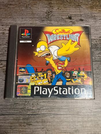 The Simpsons Wrestling Jeu PS1 Complet Anglais Sony