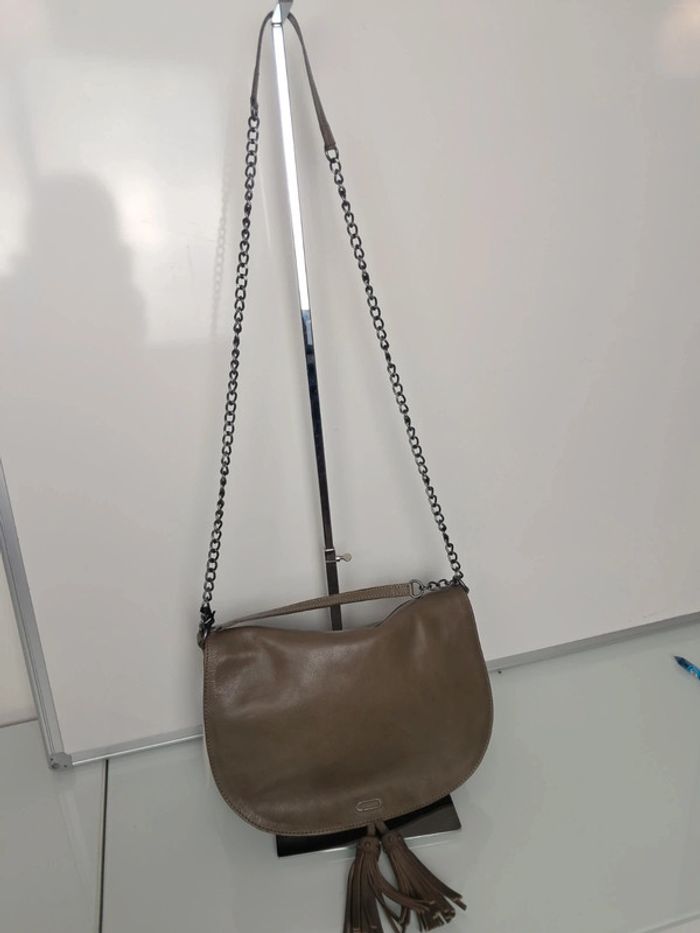 Ikks sac à main PLUM bandoulière cuir vachette neuf - photo numéro 15